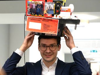 Alexander Impertro after his PhD defense on June 6. PhD Defense Alexander Impietro